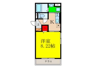 D-room東中条の物件間取画像